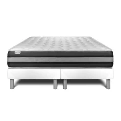 Ensembles matelas sommiers VITALSPRING ZEN blanc