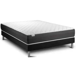 Ensembles matelas sommiers VITALSPRING noir