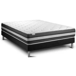 Ensembles matelas sommiers VITALSPRING ZEN noir