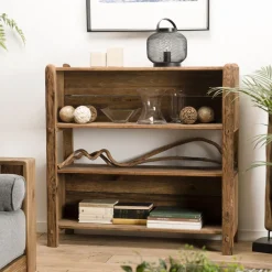 Etagère ANDRIAN 3 Niveaux Bois Pin Recyclé