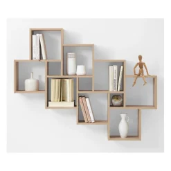 Etagère Murale Flottante 11 Compartiments Laurio