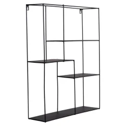 Etagère Murale Métal Noir MONS