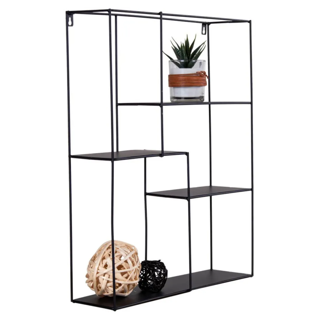 Etagère Murale Métal Noir MONS