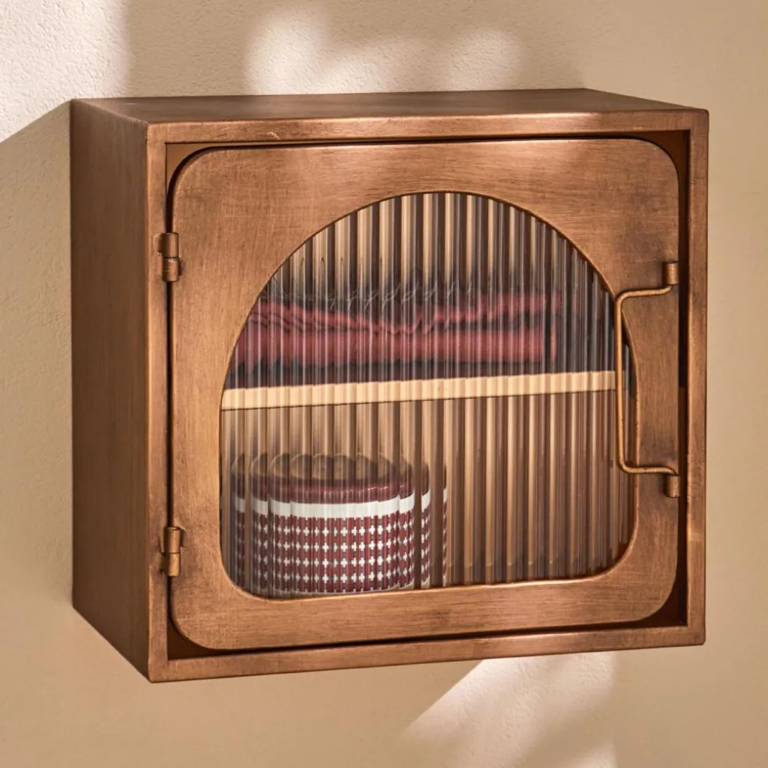 Etagère murale Ziris metal mordore