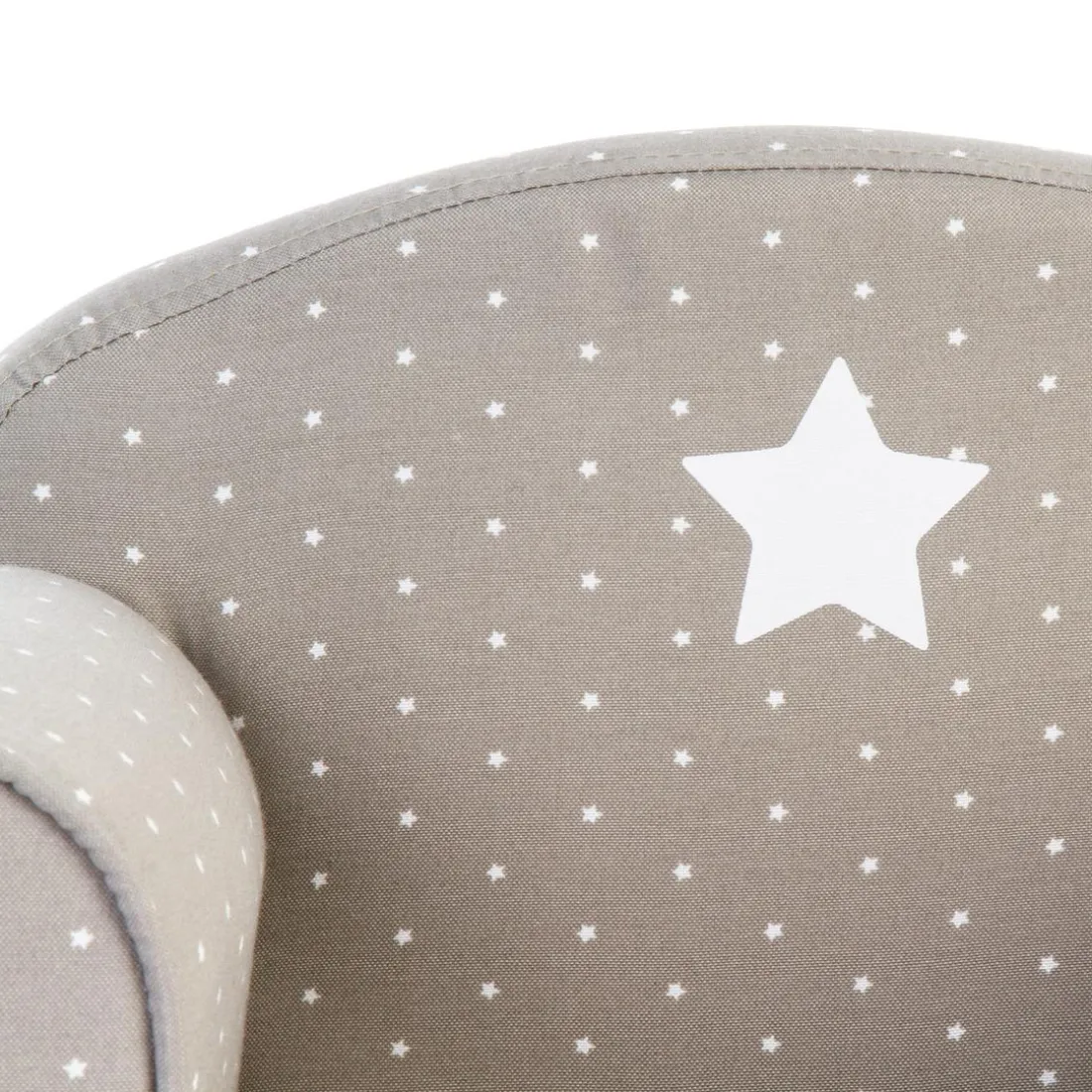 Fauteuil classique taupe