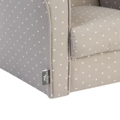 Fauteuil classique taupe