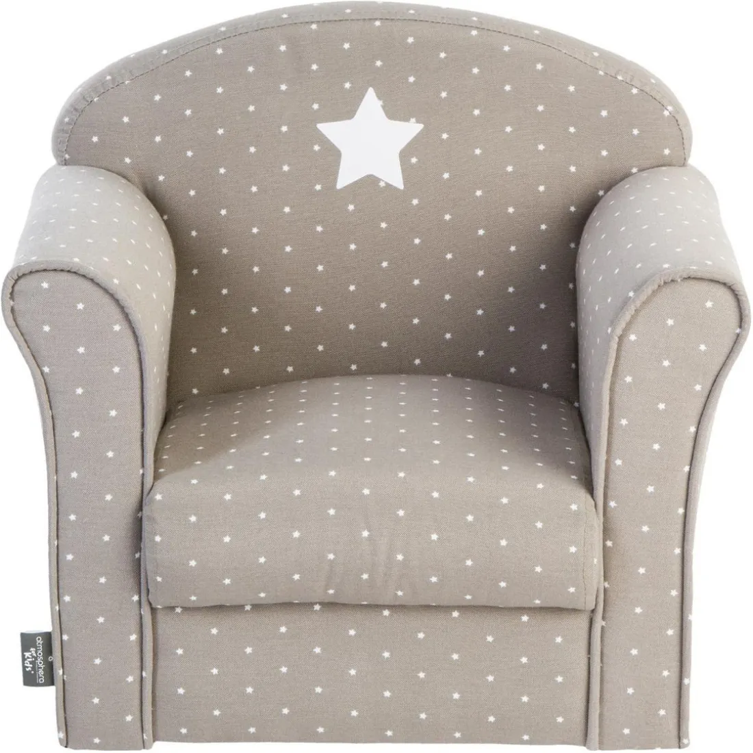 Fauteuil classique taupe