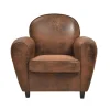 Fauteuil Club Marron