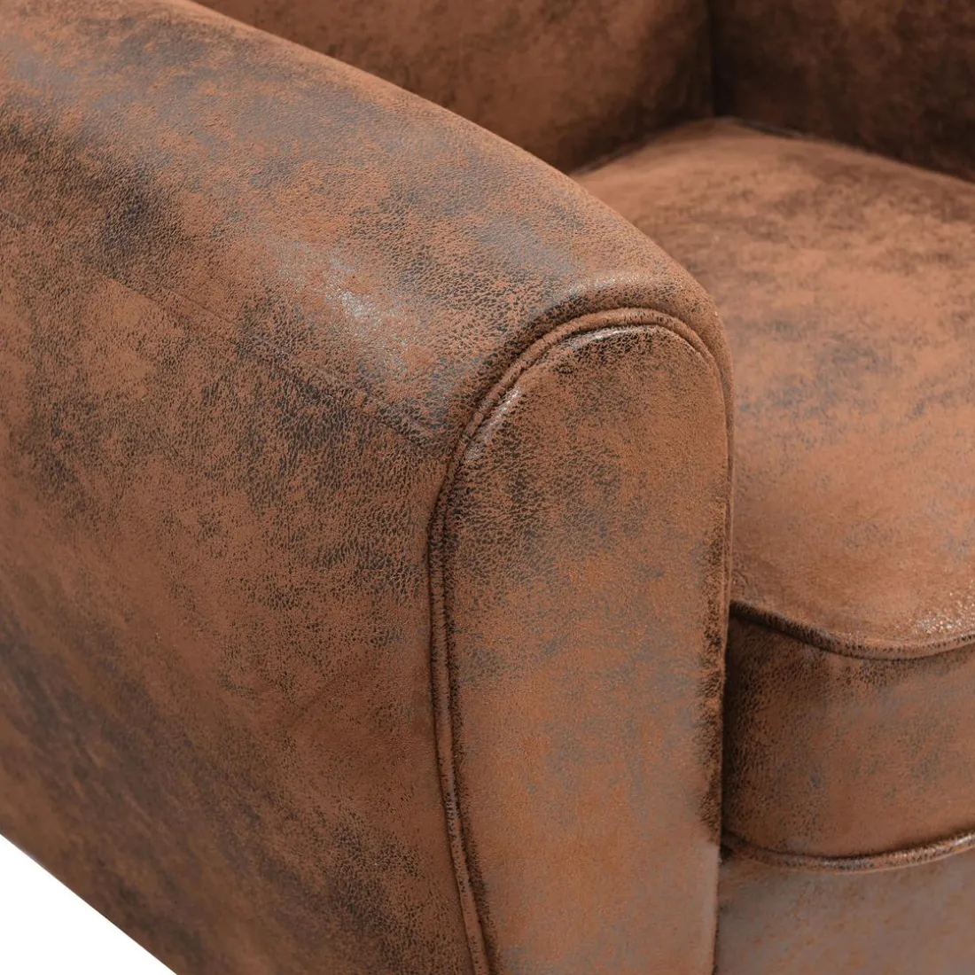 Fauteuil Club Marron