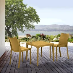 Fauteuil De Jardin Uni Jaune Spirit Garden DIANE