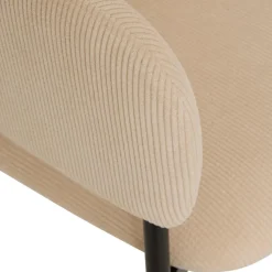 Fauteuil de table beige Solea