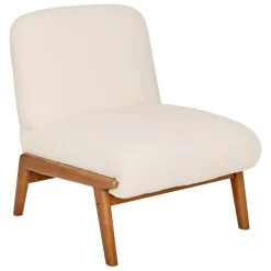 Fauteuil de table Liora blanc