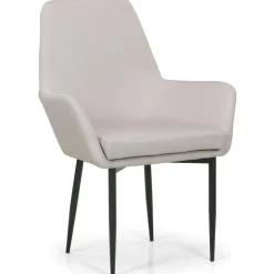Fauteuil Design Tissu Beige ERI