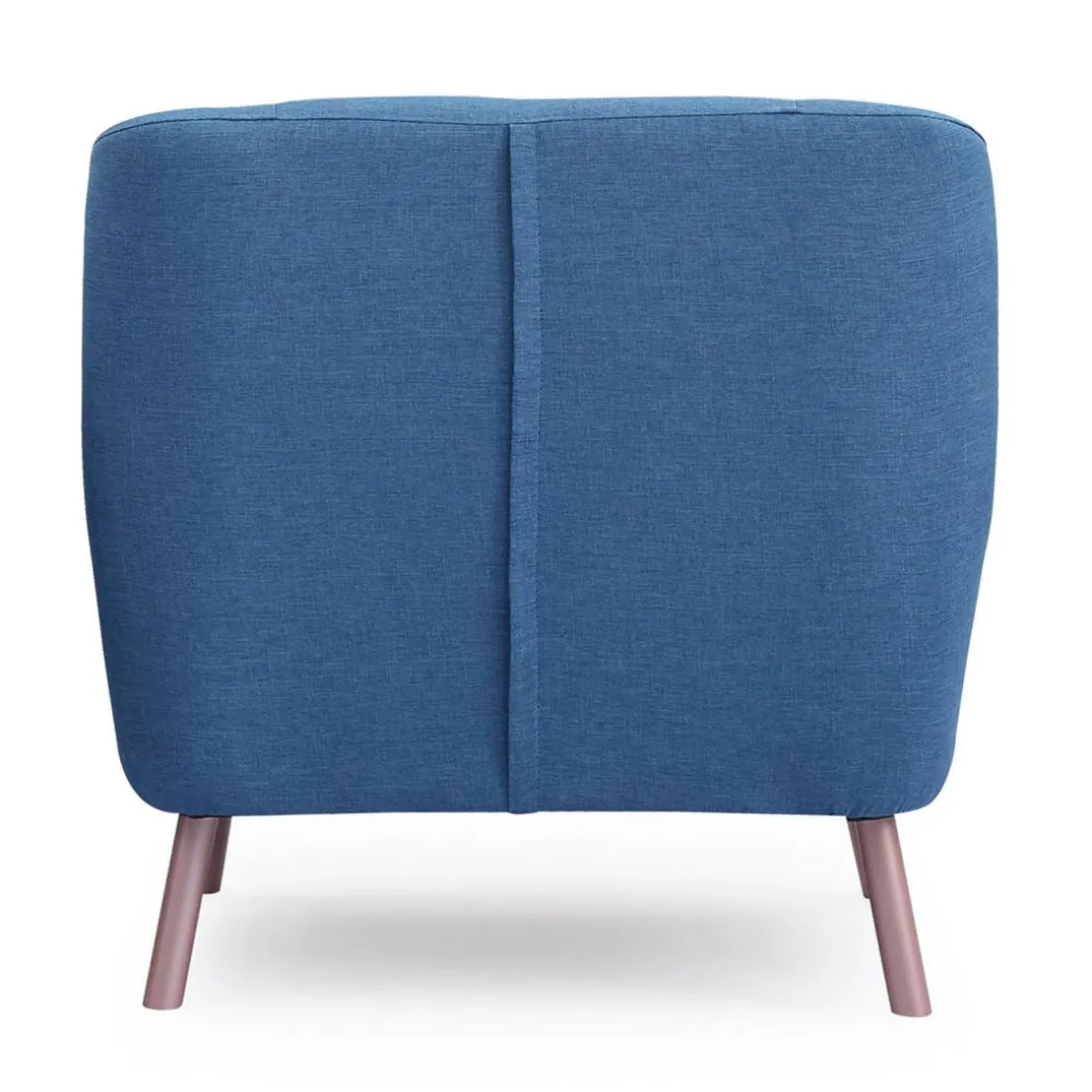 Fauteuil Design Tissu Bleu SUSON
