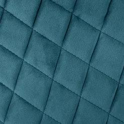 Fauteuil Dîner Velours Bleu Marlo