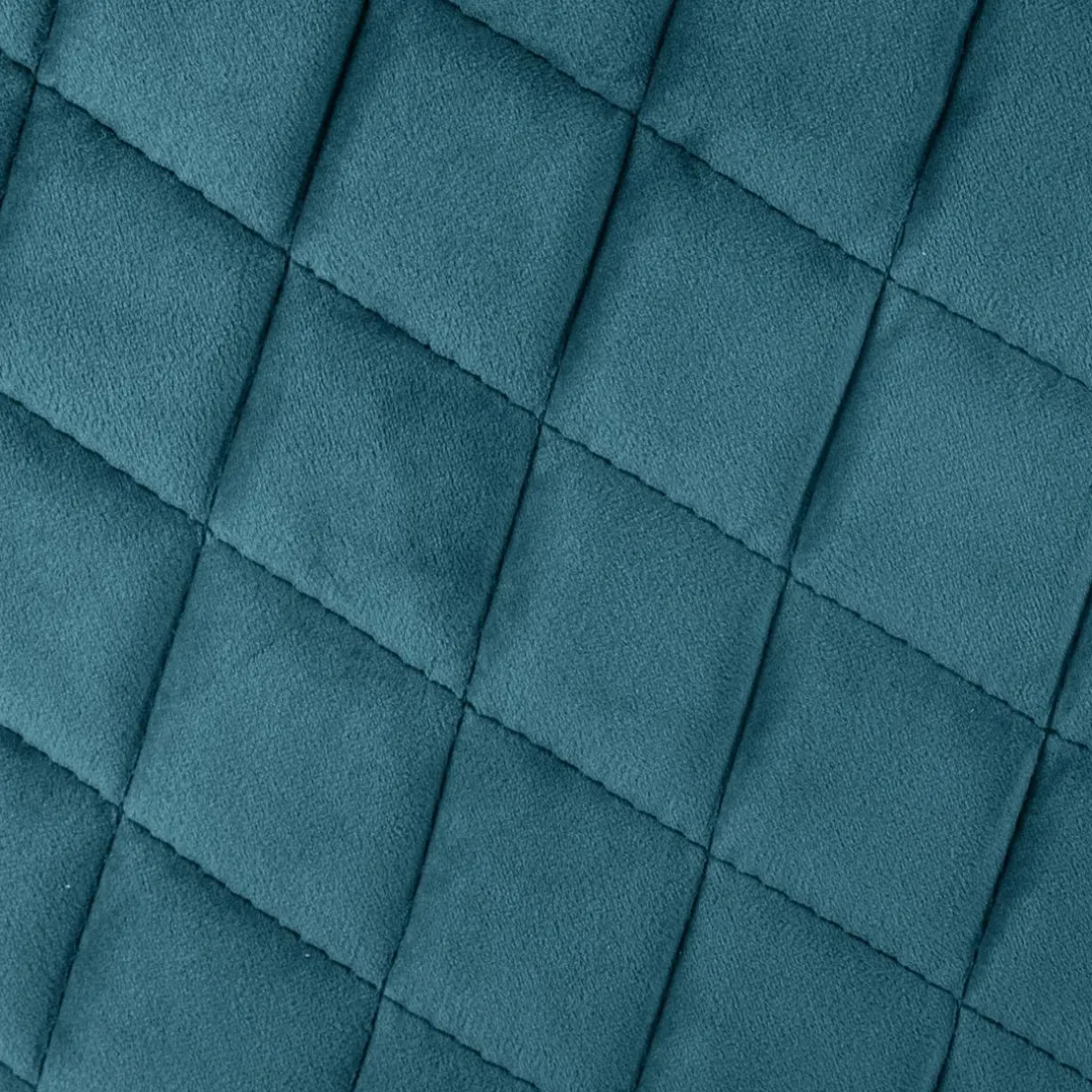 Fauteuil Dîner Velours Bleu Marlo