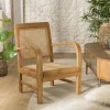Fauteuil mindi et cannage DAK