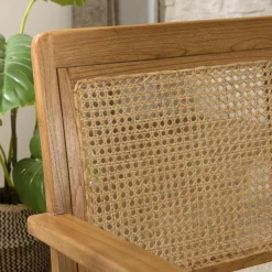 Fauteuil mindi et cannage DAK