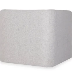 Fauteuil moderne style cubique Fredonia Tissu Gris