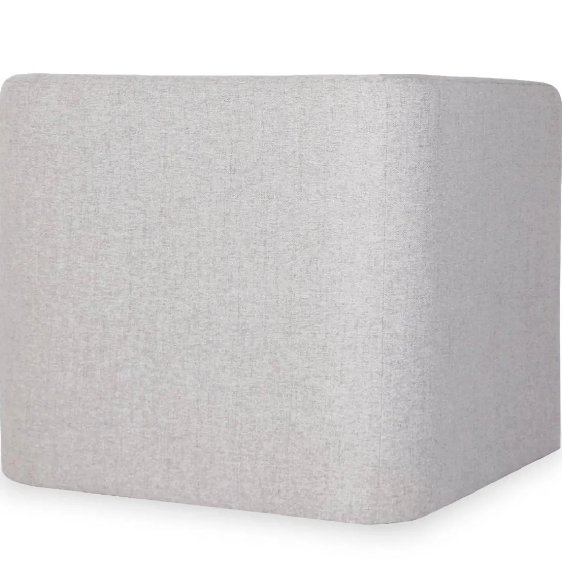 Fauteuil moderne style cubique Fredonia Tissu Gris