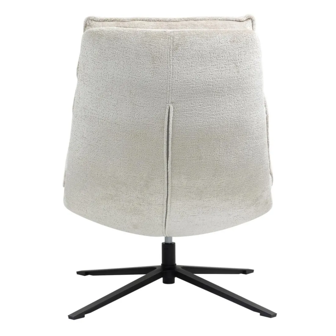 Fauteuil pivotant beige Brava