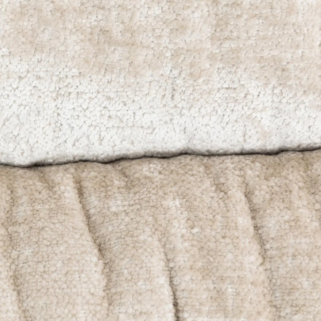 Fauteuil pivotant beige Brava