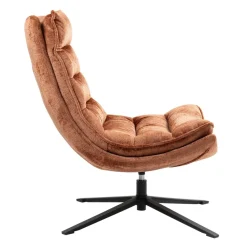 Fauteuil pivotant cuivre Brava