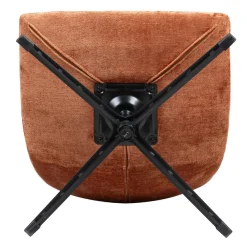 Fauteuil pivotant cuivre Brava