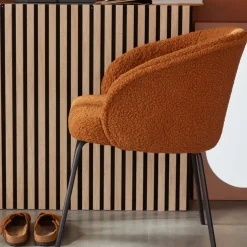 Fauteuil TEDDY MOKA Caramel