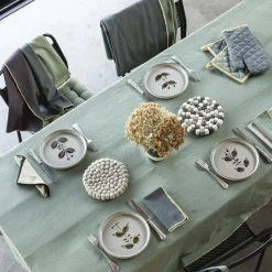 Galette de chaise Grace recyclée Matcha 40 x 40 x 3