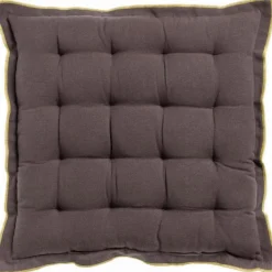 Galette de chaise Grace recyclée Café 40 x 40 x 3