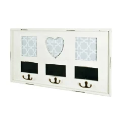 garderobe murale 3 crochets et cadres integrés