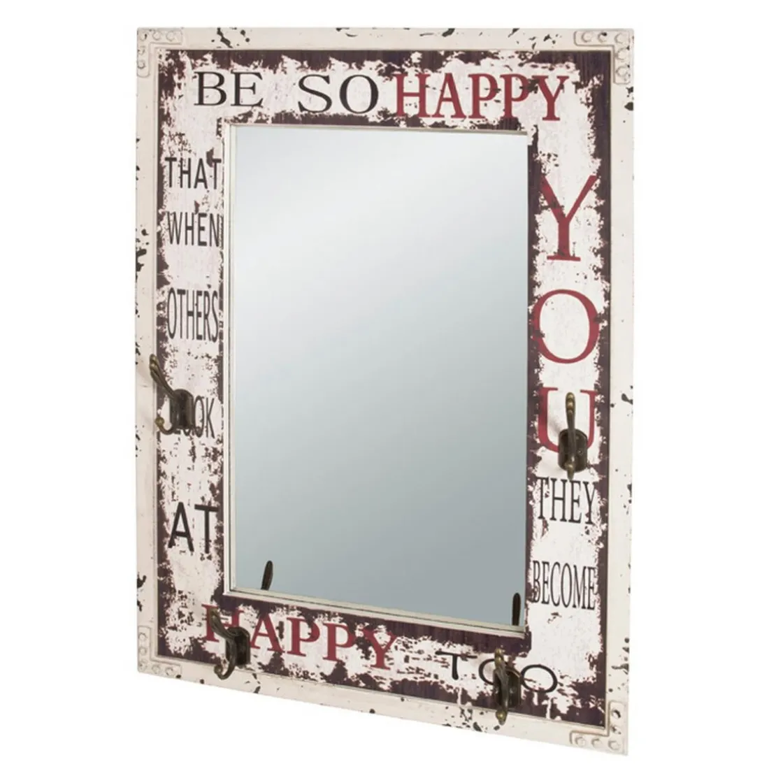 garderobe murale avec miroir HAPPY
