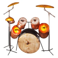 Garderobe murale Batterie marron 5 crochets