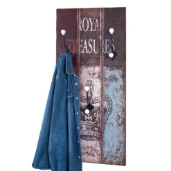 Garderobe murale Royal multicolore modèle maxi 4 crochets