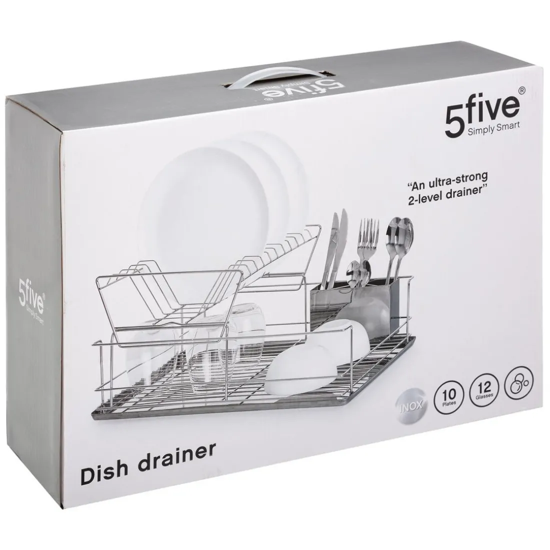 Égouttoir en Inox à 2 Niveaux