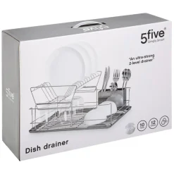 Égouttoir en Inox à 2 Niveaux