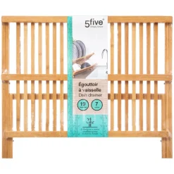 Égouttoir Pliant en Bambou