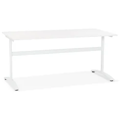 Grand bureau droit 'CRYPTO' blanc