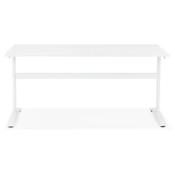 Grand bureau droit 'CRYPTO' blanc