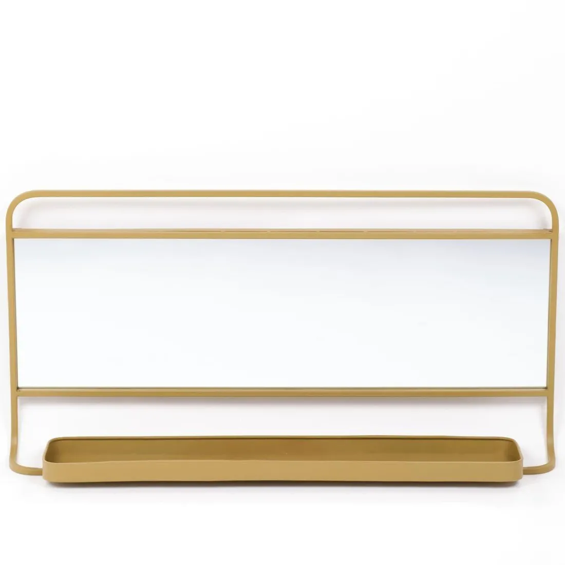 Grand miroir métal bronze COZY