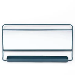 Grand miroir métal paon COZY