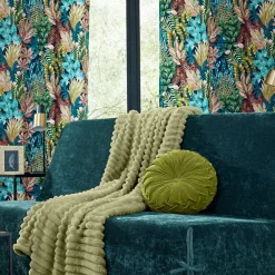 Housse de canapé clic-clac VELOURS cèdre