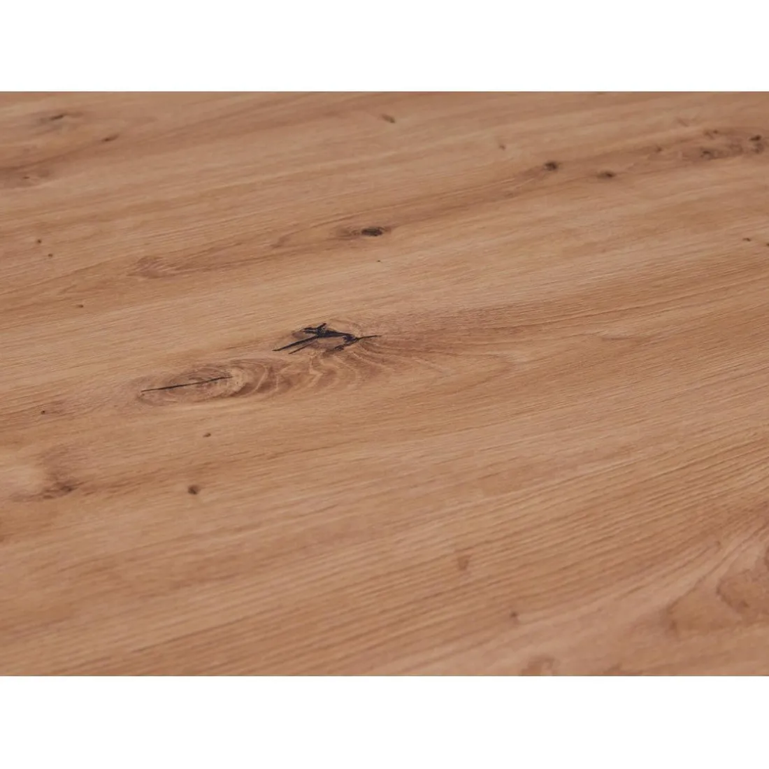 Ilot de cuisine NELLINA gris / Chêne Artisan