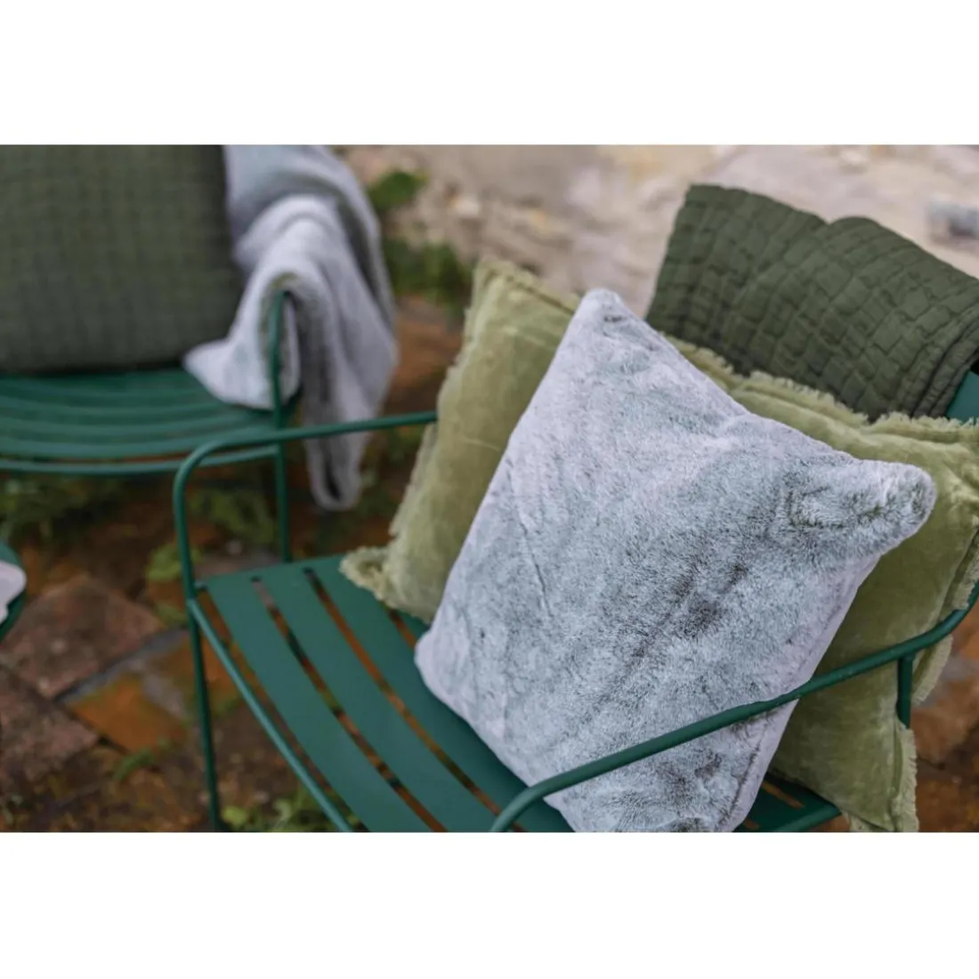 Jeté de lit Swami Olive