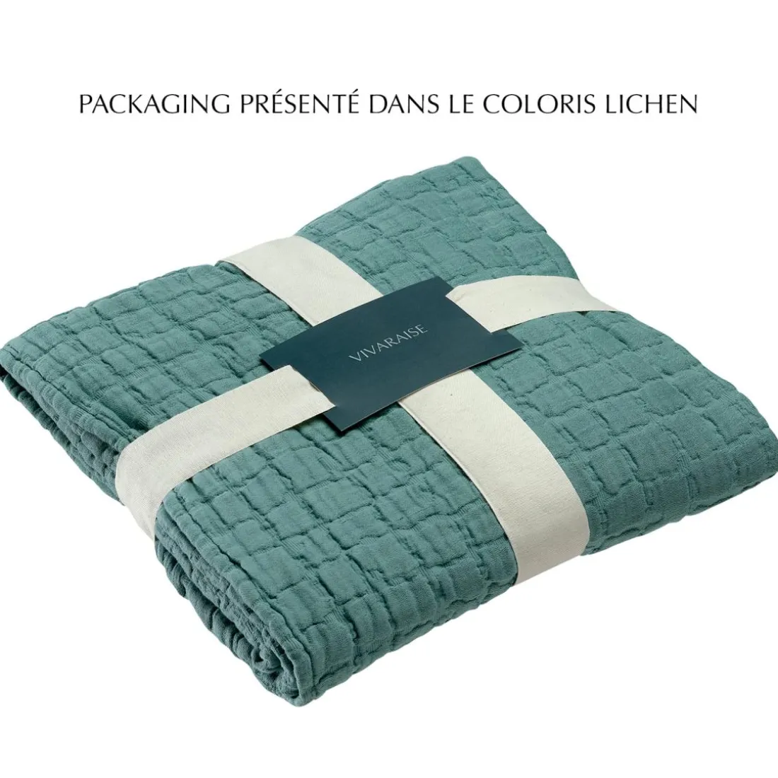 Jeté de lit Swami Olive