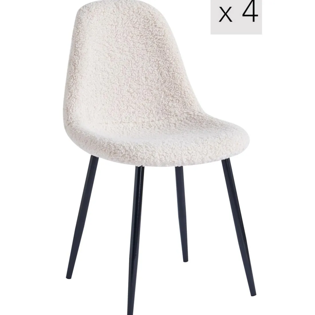 La chaise COPENHAGEN design scandinave blanc