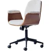 La chaise de bureau KOLDING design scandinave blanc