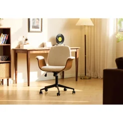 La chaise de bureau KOLDING design scandinave blanc