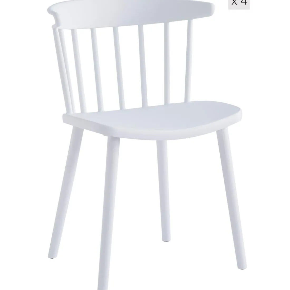 La chaise EXCHANGE design scandinave Blanc